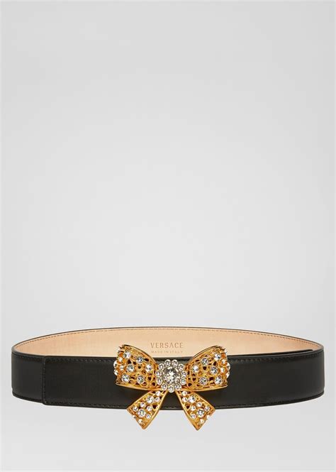 versace bow belt|Versace belt clearance.